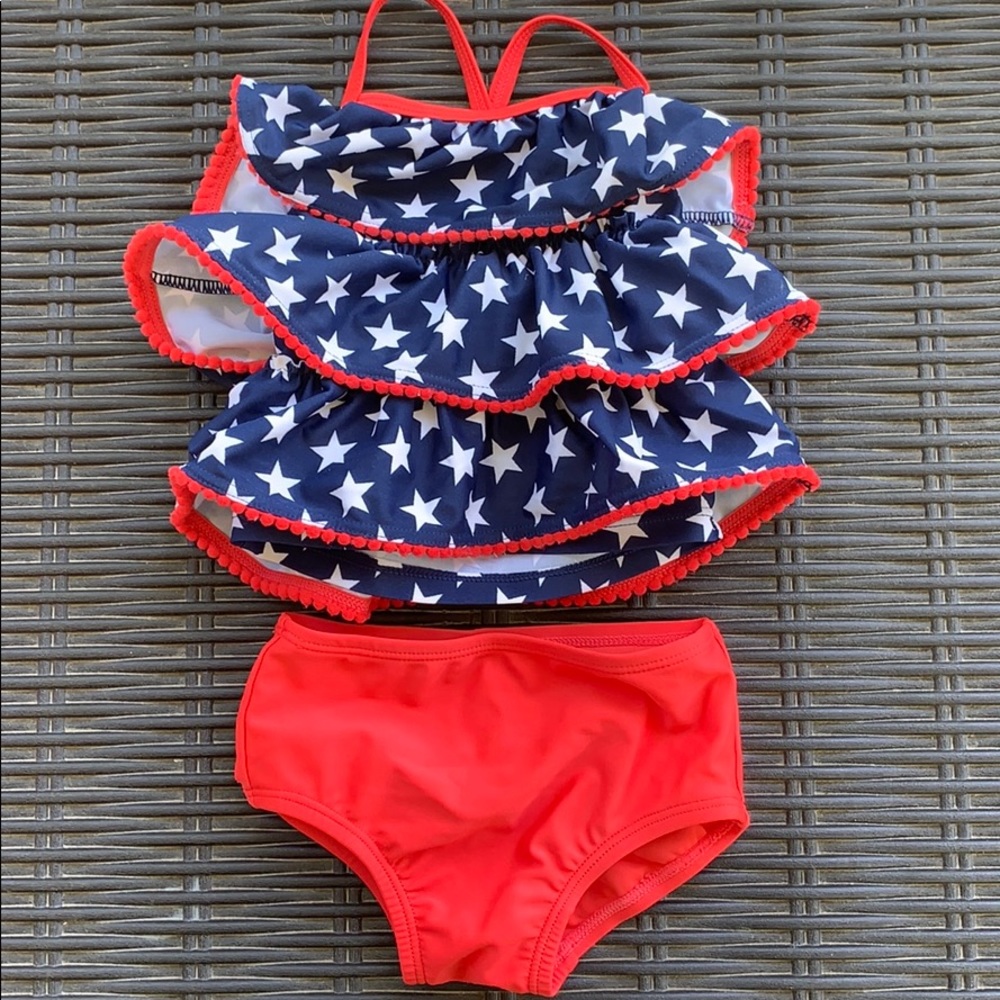 Patriotic tankini for baby